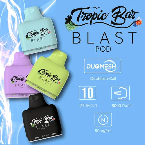 Tropic Bar Blast Replacement Pods 5% for Just R 180! - Premium vape product. Shop now at Krem Vape Studio