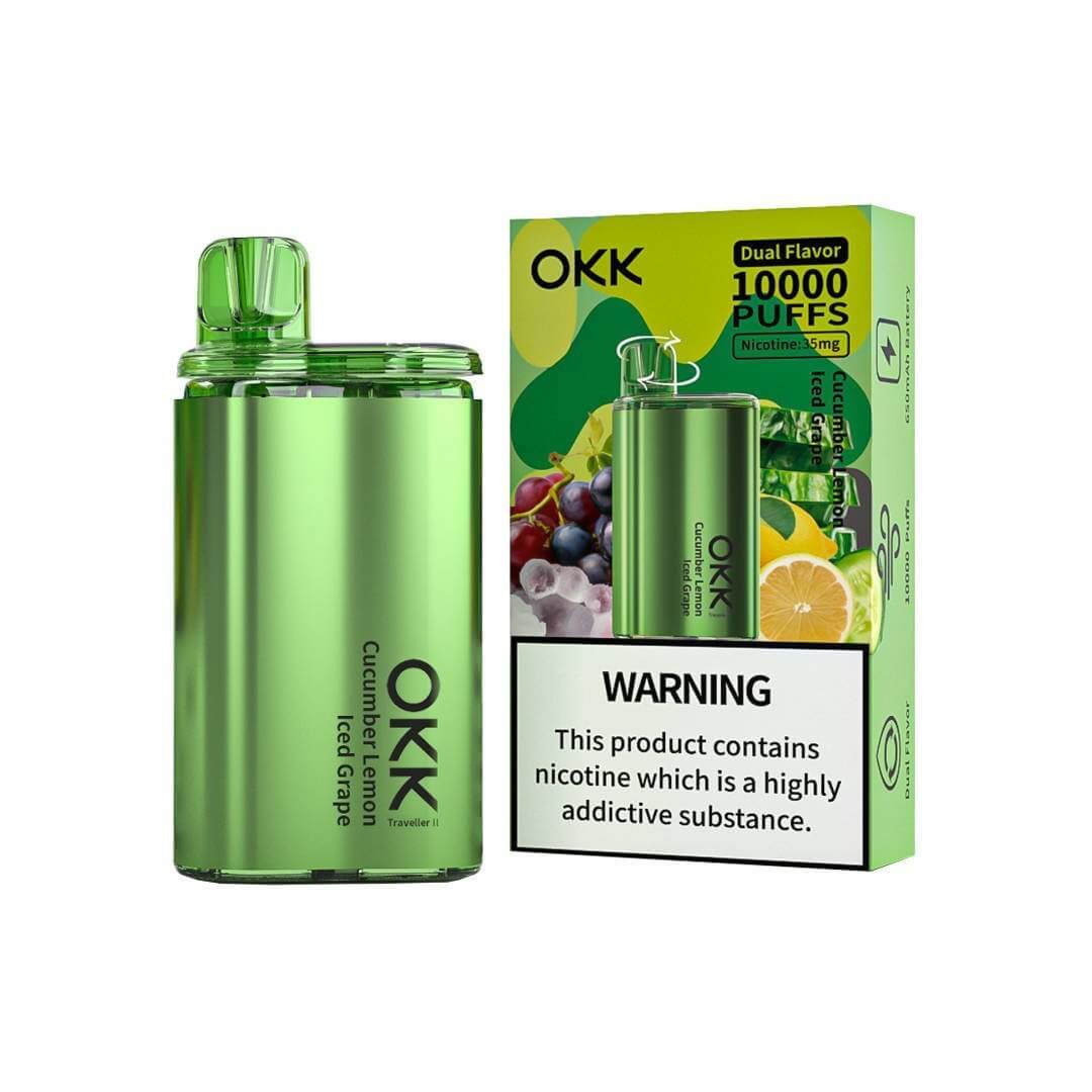 OKK Traveler 2 10K Disposable 3.5% for Just R 299! - Premium vape product. Shop now at Krem Vape Studio