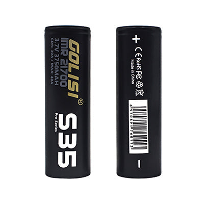 Golisi S35 2100 Batteries 3750mAh (set) for Just R 420! - Premium vape product. Shop now at Krem Vape Studio
