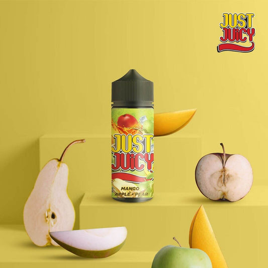 Just Juicy Mango Apple Pear for Just R 220! - Premium vape product. Shop now at Krem Vape Studio