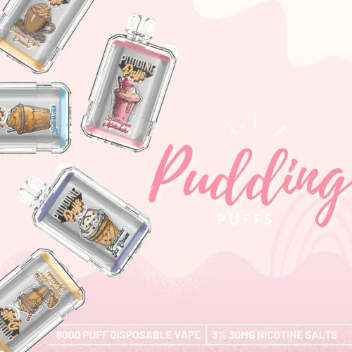 Pudding Puff 8K Disposable 3% for Just R 275! - Premium vape product. Shop now at Krem Vape Studio