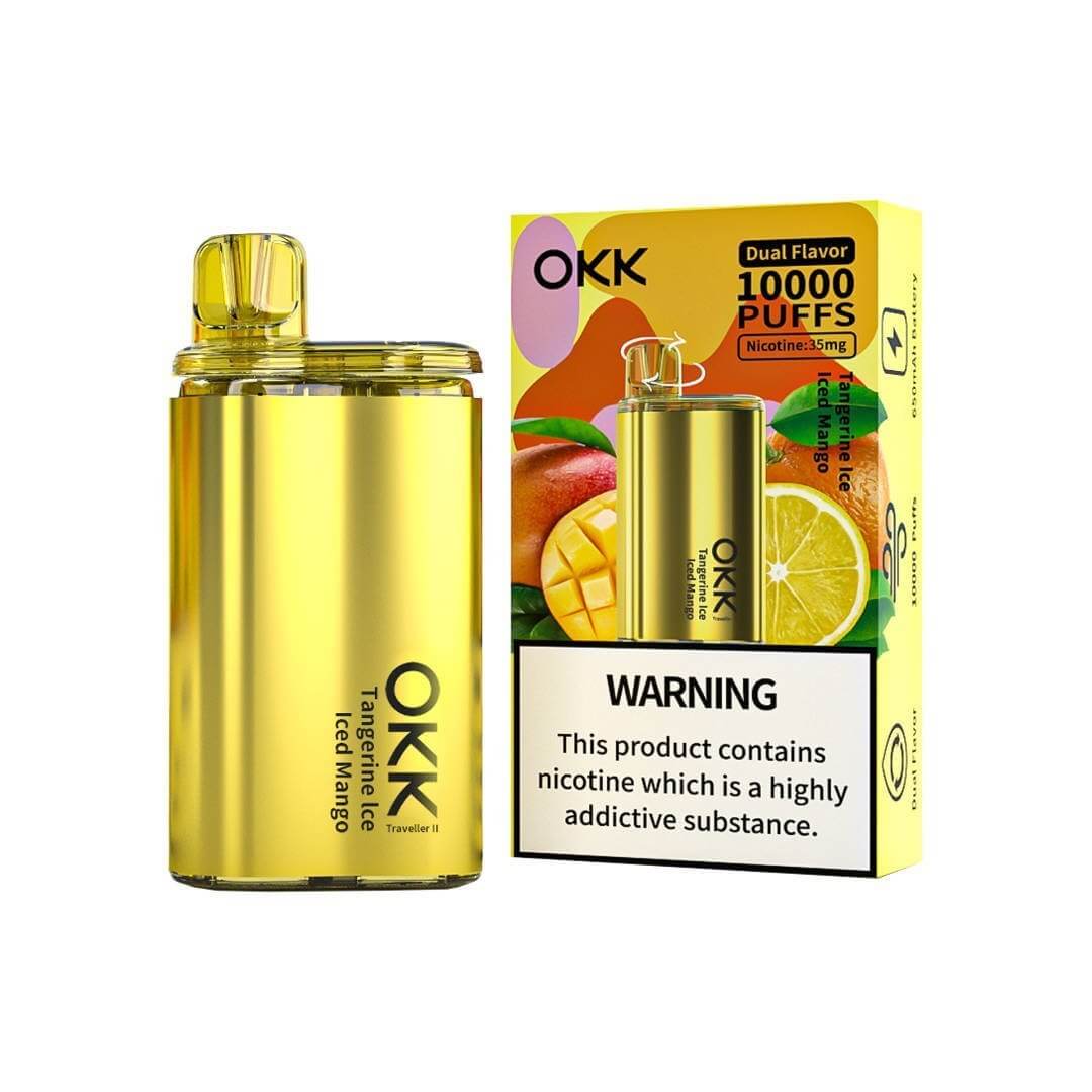 OKK Traveler 2 10K Disposable 3.5% for Just R 299! - Premium vape product. Shop now at Krem Vape Studio