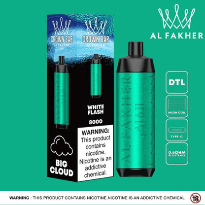 Al Fakher Crown Bar DTL Disposable