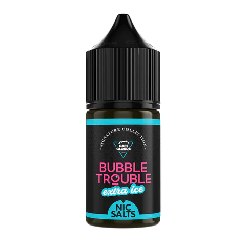 Bubble Trouble Extra Ice Salts 30ml 2.5% for Just R 200! - Premium vape product. Shop now at Krem Vape Studio